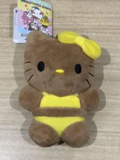 サンリオ　ハローキティ 日焼け　ぬいぐるみキーホルダー