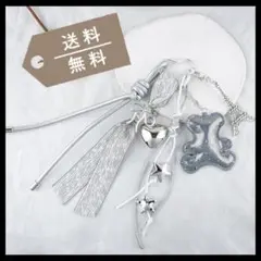 じゃらじゃら キーホルダー クマ型 キーホルダー シルバー キーチェーン 韓国