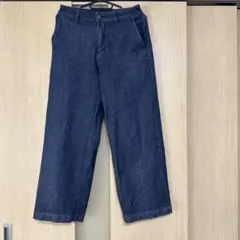 無印良品　ワイドデニム　パンツ　Sサイズ