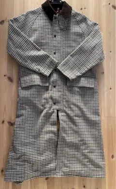 barbour× roku 6 ロングコート　ガンクラブチェックのサムネイル