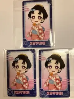 鬼滅の刃 花火大会2025 狛治と恋雪 WEBSHOPくじ　アクリルクリアカード