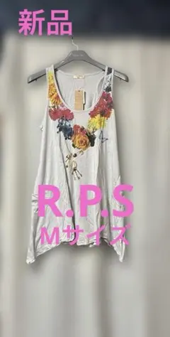 新品 R.P.S 花柄プリント ノースリーブ チュニック ロングタンクのサムネイル