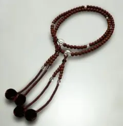 念珠 本連数珠 茶色 数珠