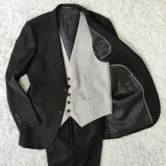 極美品】ストレッチ リバーシブル レミュー スリーピーススーツ 白 