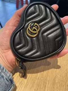 GUCCI GG Marmont ハート コインケース ブラック