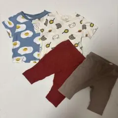 ベビーTシャツ、5部丈パンツ2枚セット (サイズ80cm)のサムネイル