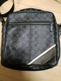 COACH ショルダーバッグ ブラック/グレー