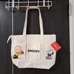 PEANUTS スヌーピー キャンバス トートバッグ