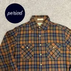 P2511 90s RUGGED WEAR チェック　ネルシャツ　vintage