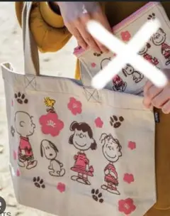 新品 スヌーピー茶屋 トートバッグ