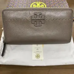 新品同様‼️ 現行　トリーバーチ　財布　長財布　マックグロー　ラウンドファスナー