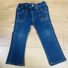 ミキハウス　ダブルB デニムパンツ　90cm