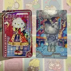 ピューロランド ネオナツマツリⅢ モーニング カード 特典 キティ 浴衣