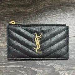 Saint Laurentモノグラム フラグメント ジップカードケース