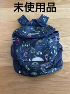 未使用品　Coleman キッズ リュック 小　キャンプ柄 ネイビーのサムネイル