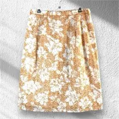 J.PRESS タイトスカート 刺繍 アイレット通勤 L13号 オレンジ 220のサムネイル