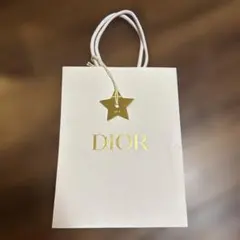 Dior ホワイト ショッパー　スター付き