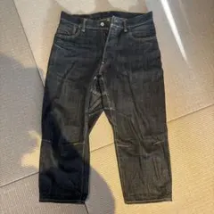 Sanca ダークブルー クロップドデニムパンツのサムネイル