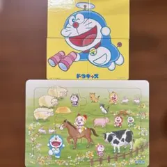 ドラえもん　ジグソーパズル　2点まとめ売り 4ピース　１２ピースのサムネイル