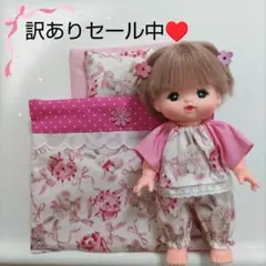 訳ありセール中です♡お布団＆パジャマセット　ラビット　メルちゃんソランちゃん