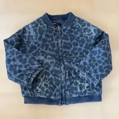 青系ヒョウ柄ジャケット