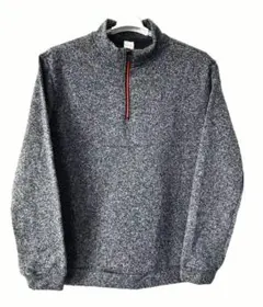 新品　メンズ　グレー系 ハーフジップ トレーナー　裏起毛　大きサイズ　XXL