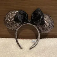 ディズニー ミニー スパンコール カチューシャ