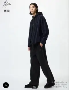UNIQLO × NEEDLESフリースワイドパンツ標準丈 M 新品未使用