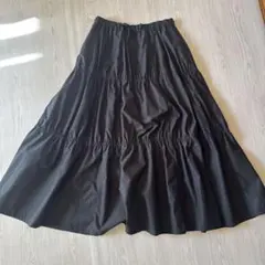 THE NORTH FACE ブラック ロングスカート WM美品 THE NORTH FACE ノースフェイス レディース ロングスカート W'S