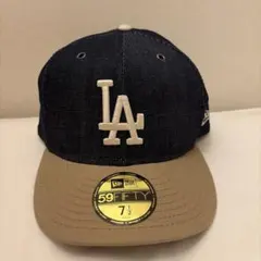 NEW ERA LA ドジャース デニム キャップ 7 1/2 59.6cmのサムネイル