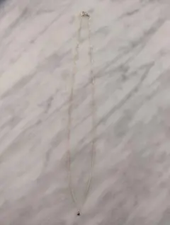 LAZYSUSAN　ネックレス　K10　YG　WG ブラックダイヤ