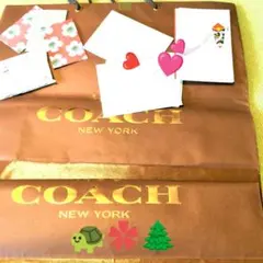 ✿【COACH】ショップ袋2枚とおまけ✿