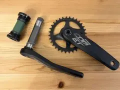 ピスト・シングルスピードフレーム ブラック クランクセット付き RPM クランクセット ブラック シングルスピード ピスト - メルカリ