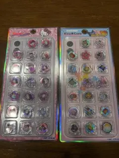 匿名発送　キティ　日焼けサンリオ　おはじきシール