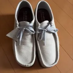 Clarks Originals Wallabee ホワイト UK8