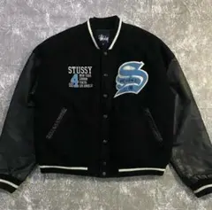 asap rocky 着用 OLD STUSSY Big4 スタジャン ブラック asap rocky 着用 OLD STUSSY Big4 スタジャン ブラック