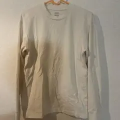 UNIQLO HEATTECH 長袖カットソー ベージュ