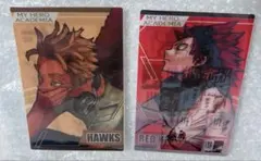 ヒロアカ　レンチキュラー絵はがきコレクション　ホークス 切島鋭児郎