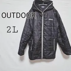 OUTDOOR キルティングジャケット ブラック