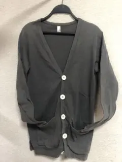 American Apparel グレー Vネックカーディガン M/Lのサムネイル