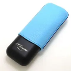 デュポン S.T.Dupont 183067 レザー シガリロケース ブルー - メルカリ