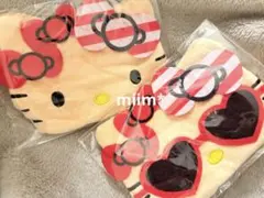 ハローキティ ポーチ 2個セット　日焼け