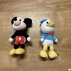 ミッキーとドナルドのぬいぐるみ