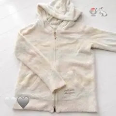 ジェラートピケ　ルームウェア スムーズィー ボーダーパーカー