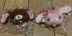 サンリオ シュガーバニーズ ぬいぐるみチャーム くろうさ　ももうさ