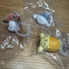 サンリオ お手玉めじるしアクセサリー セット ポチャッコ プリン シナモン