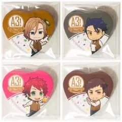 新品★A3！【秋組】アニカフェ★ランダム★缶バッジ★4点セット