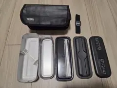 THERMOS ブラック 弁当箱 仕切り付き