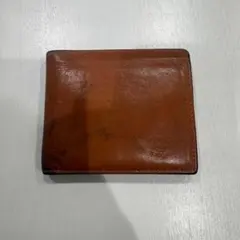IL BISONTE イル ビゾンテ レザー 二つ折り財布 ブラウン