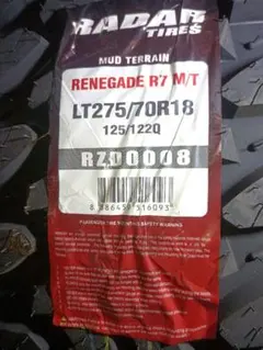 285/65R18 Radar レーダー M/T ホワイトレター 1本新品 - メルカリ